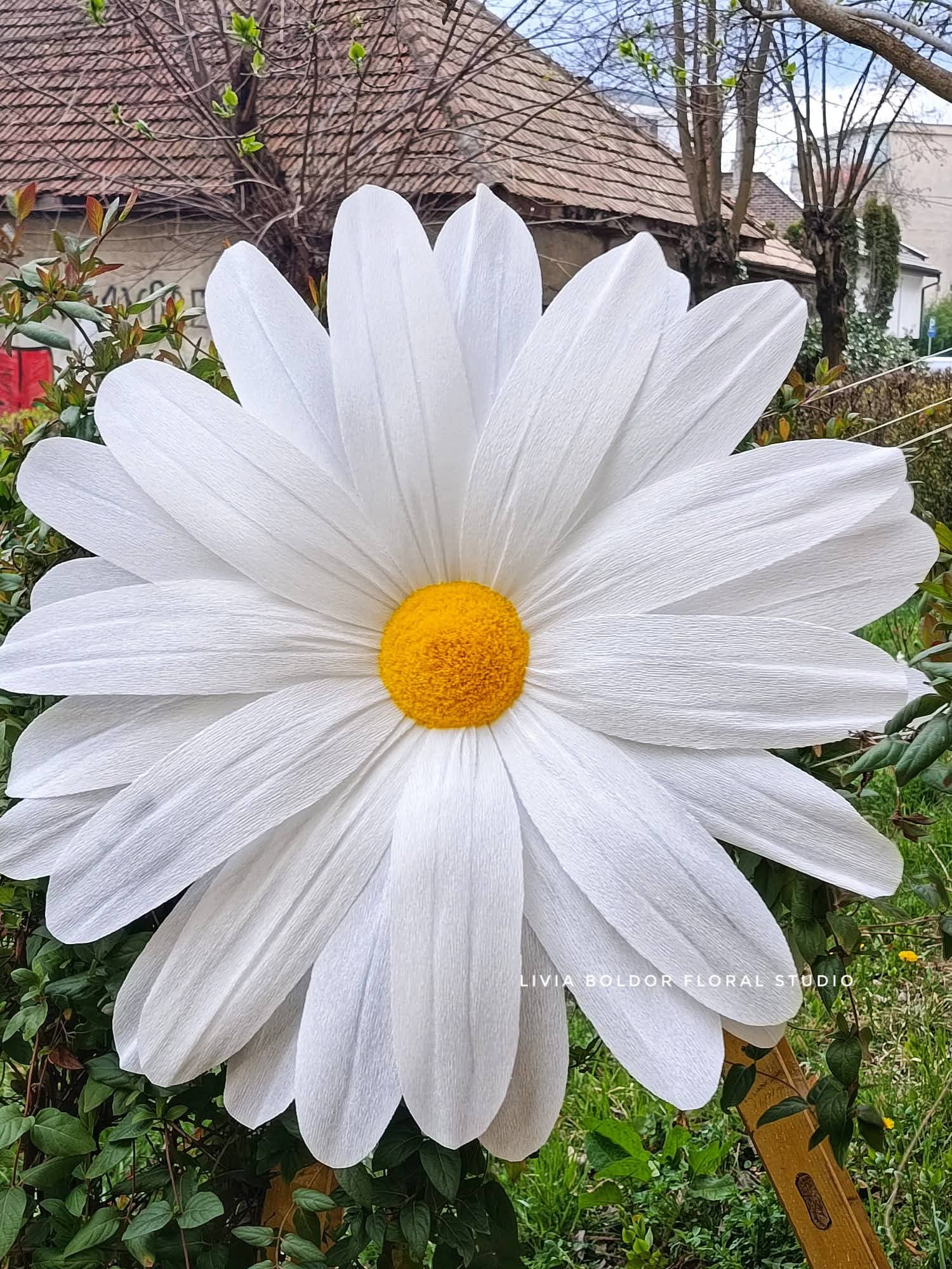 Fleur de marguerite avec socle – Image 2