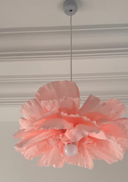 Lustre Suspendu Floral 45 cm – fleur de printemps