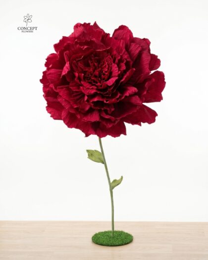 Une Fleur de pivoine avec socle